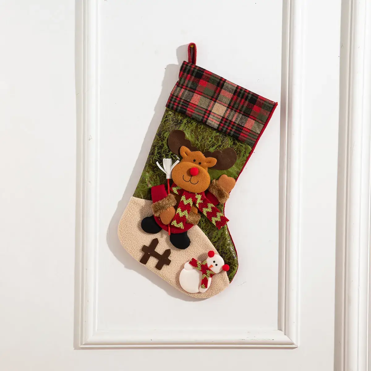 Christmas Candy Stocking with Santa Design Gift Bag - Image 3
