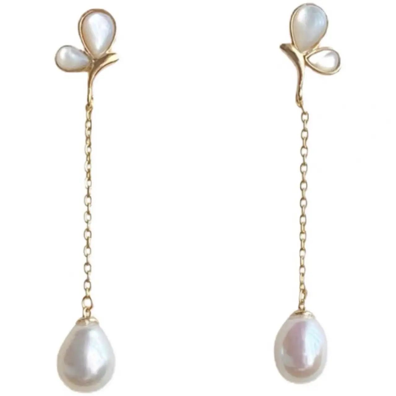 Butterfly Pearl Earrings for Women 925 Silver - Image 7