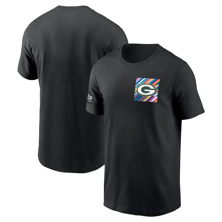 Men Black Graphic Cotton T-Shirt Short Sleeve - Image 36