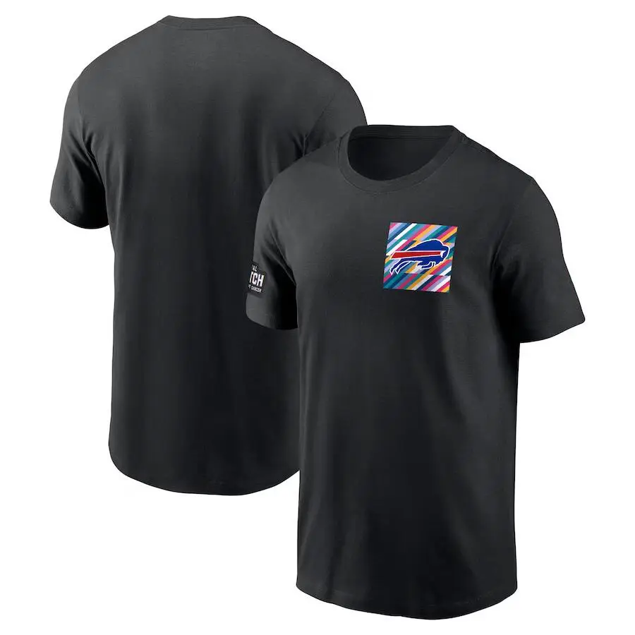 Men Black Graphic Cotton T-Shirt Short Sleeve - Image 25