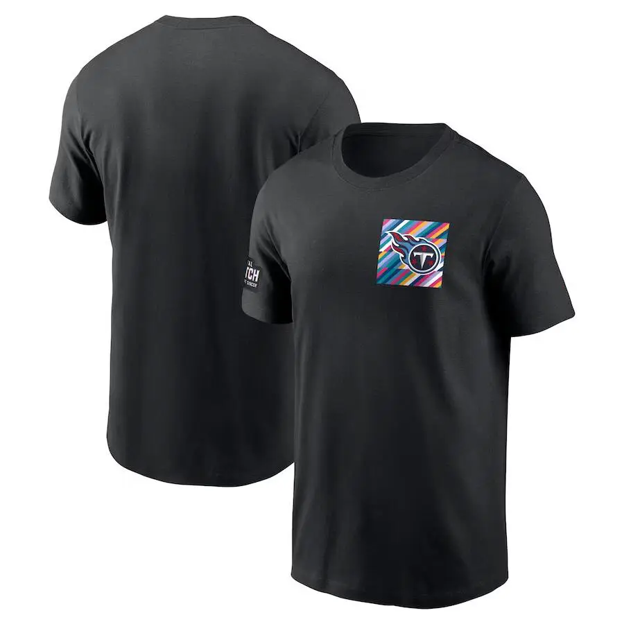 Men Black Graphic Cotton T-Shirt Short Sleeve - Image 26