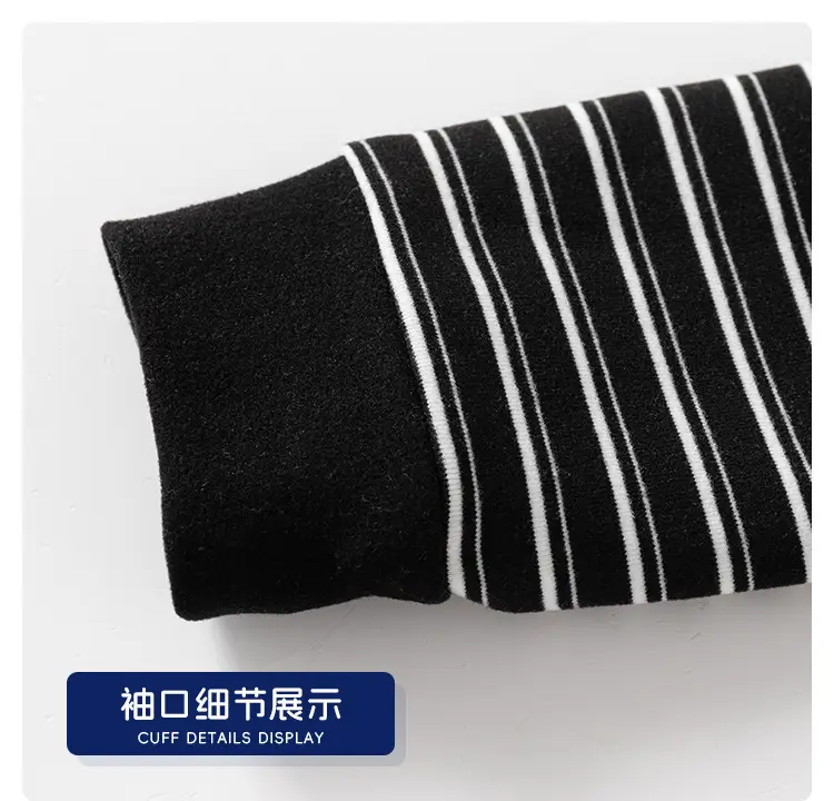 Kids Boys Striped Polo Shirt 2025 Long Sleeve — feature 15