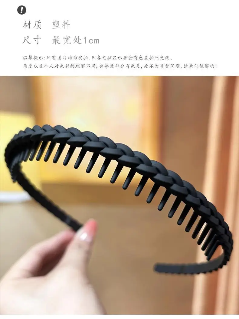 2023 Anti-Slip Hair Hoop for Women Green Braided — feature 3