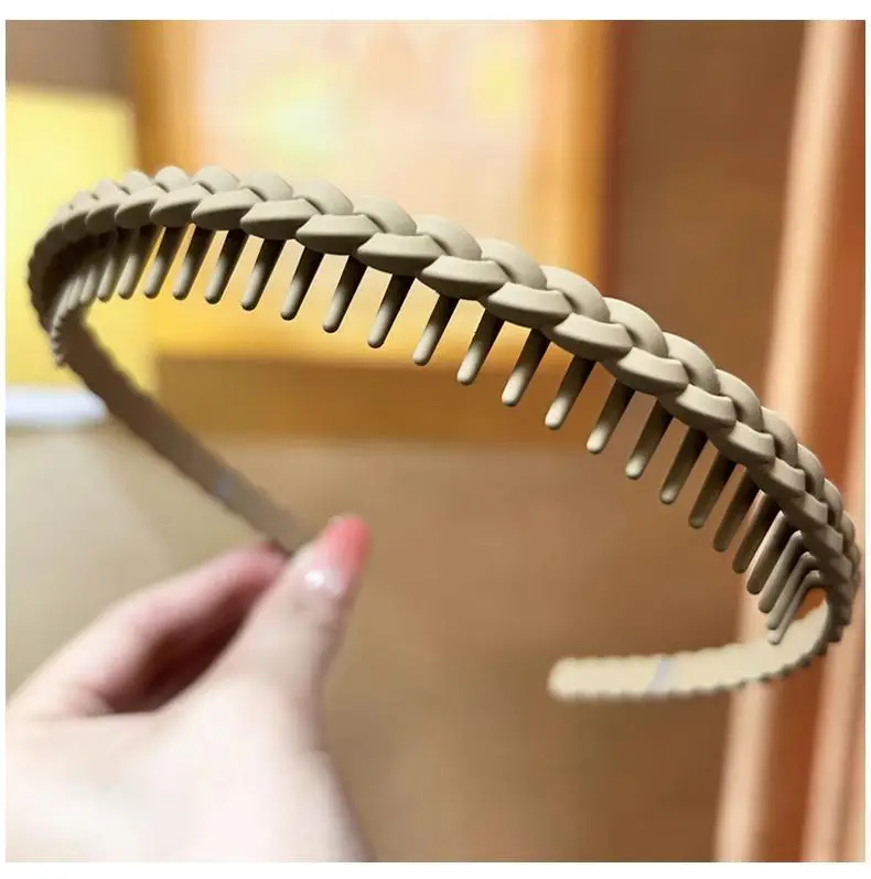 2023 Anti-Slip Hair Hoop for Women Green Braided — feature 4