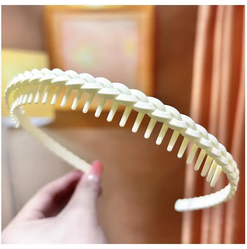 2023 Anti-Slip Hair Hoop for Women Green Braided — feature 5