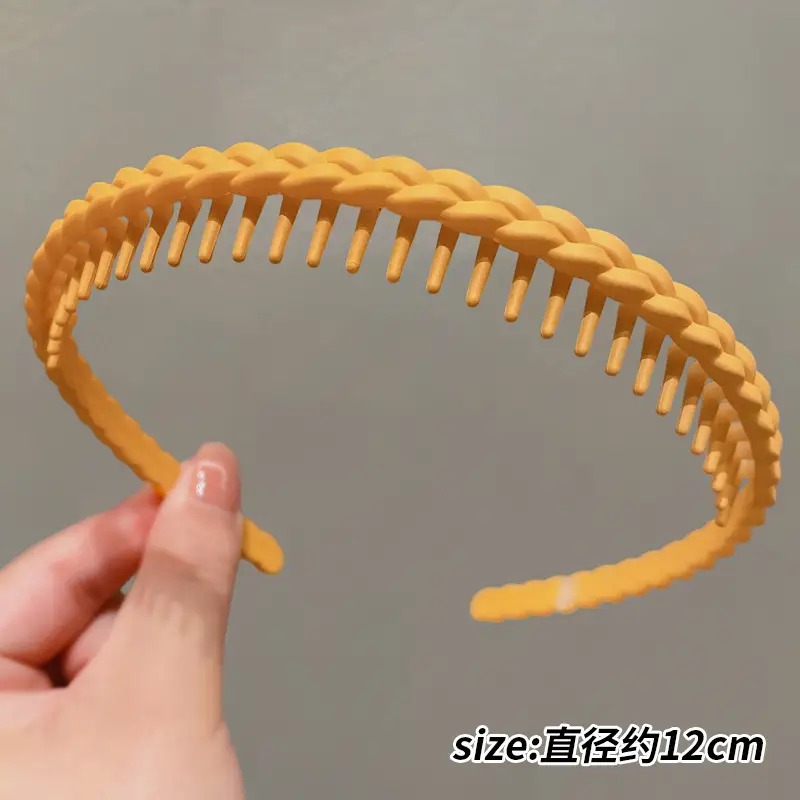 2023 Anti-Slip Hair Hoop for Women Green Braided - Image 2
