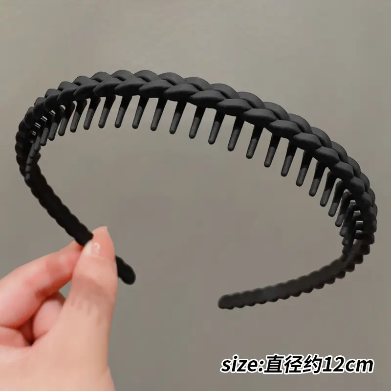 2023 Anti-Slip Hair Hoop for Women Green Braided - Image 7