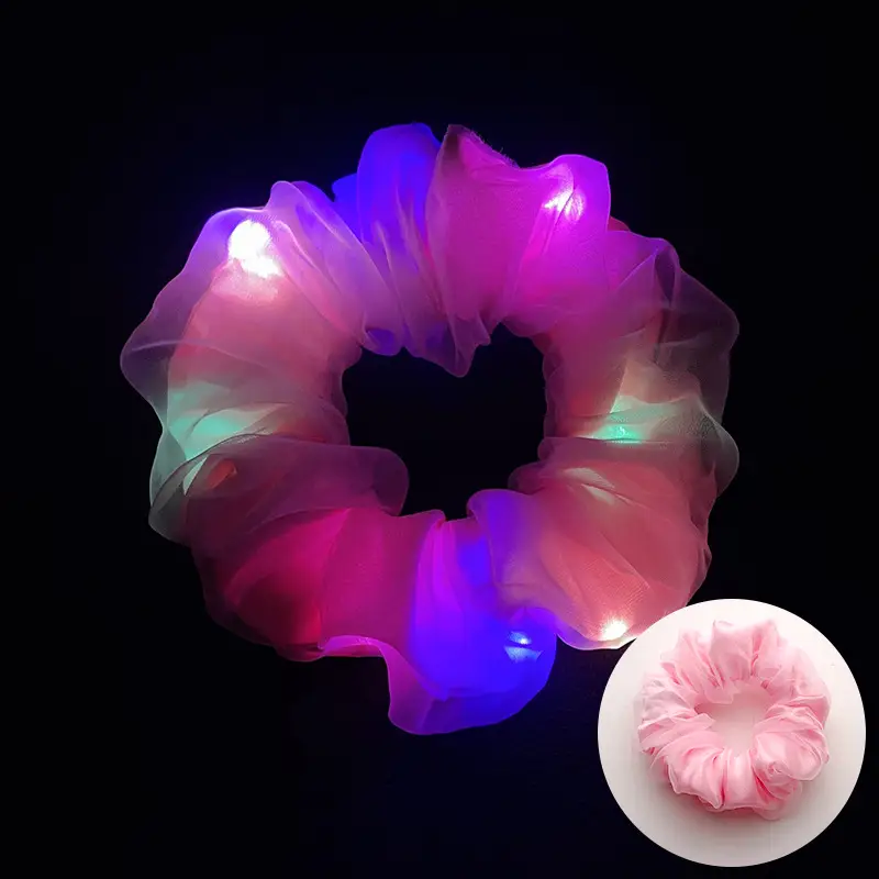 LED Light Hair Ring for Girls Nightclub Use