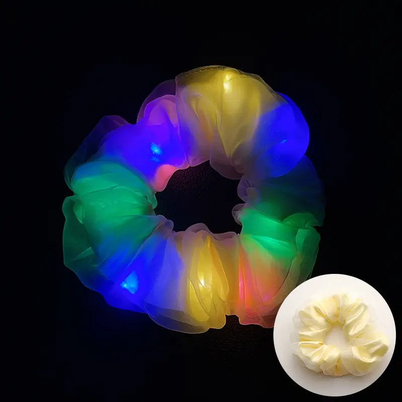 LED Light Hair Ring for Girls Nightclub Use