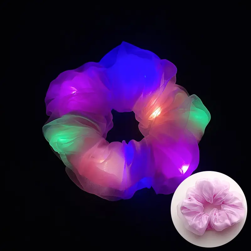 LED Light Hair Ring for Girls Nightclub Use