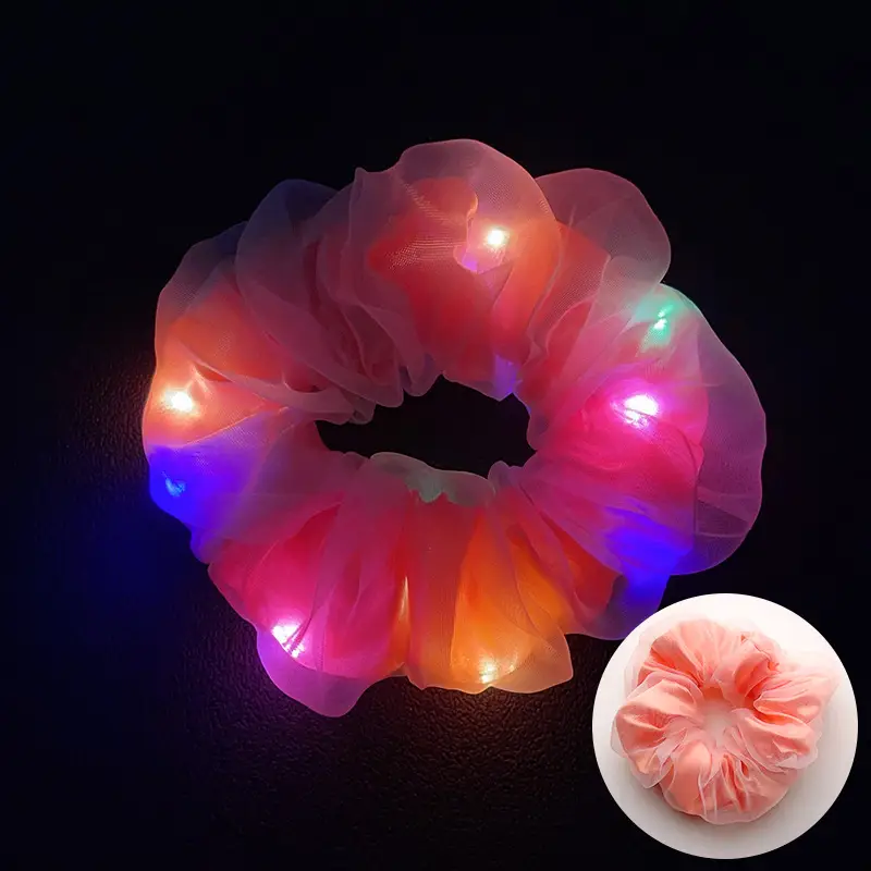 LED Light Hair Ring for Girls Nightclub Use