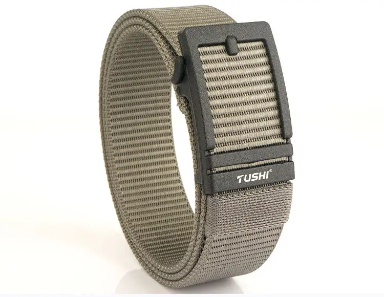 Men's Tushi Nylon Belt with Metal Buckle Green β feature 18