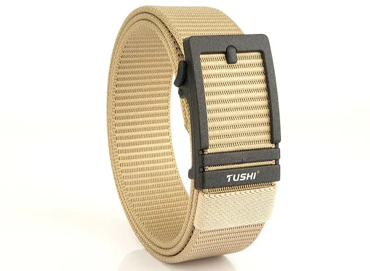 Men's Tushi Nylon Belt with Metal Buckle Green β feature 20