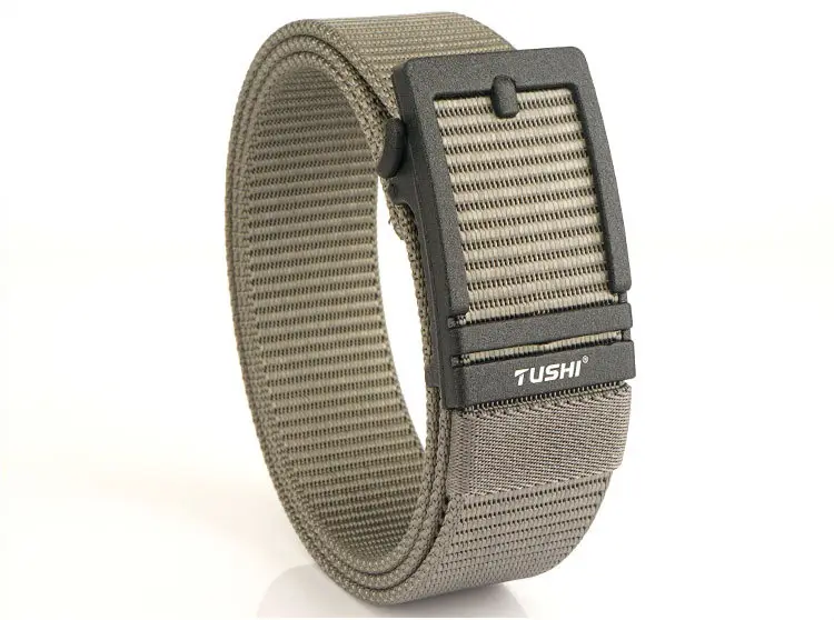 Men's Tushi Nylon Belt with Metal Buckle Green β feature 23