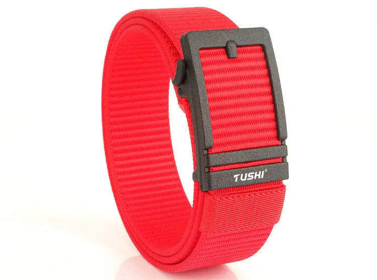 Men's Tushi Nylon Belt with Metal Buckle Green β feature 24
