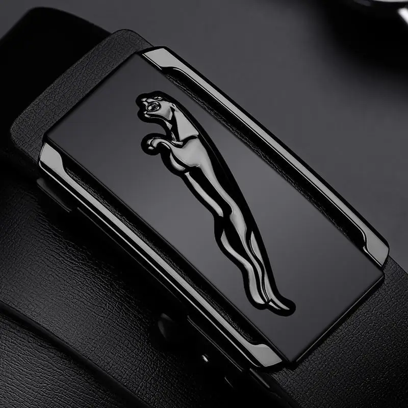 Men's Black Gold Polo Toothless Belt — feature 11