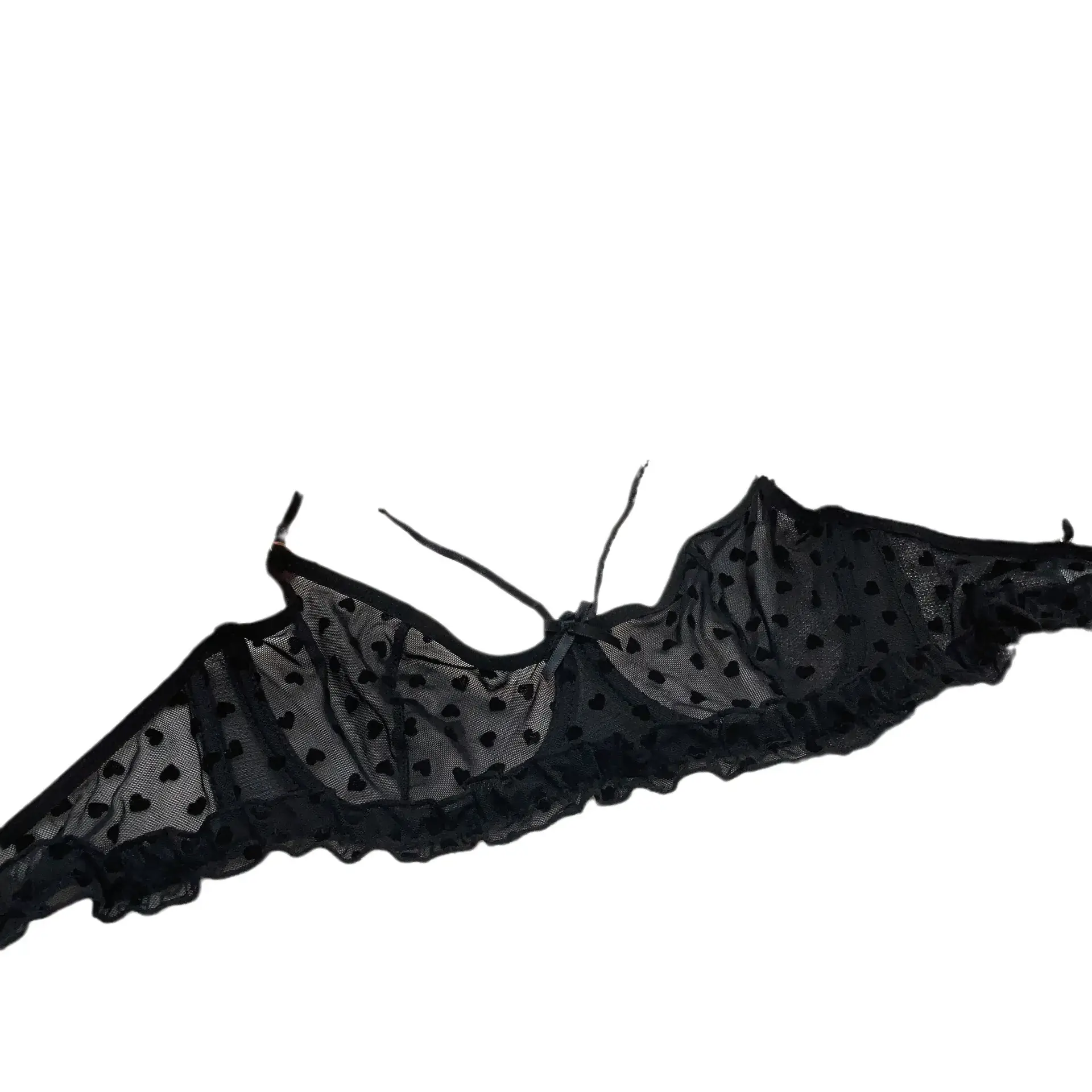Black Lace Underwear for Women French Style