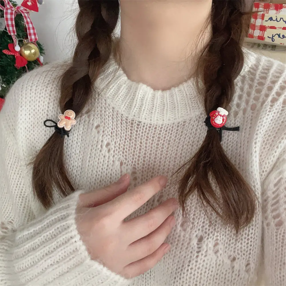 Christmas Hair Clips Set for Girls with Santa & Bear Design — feature 45