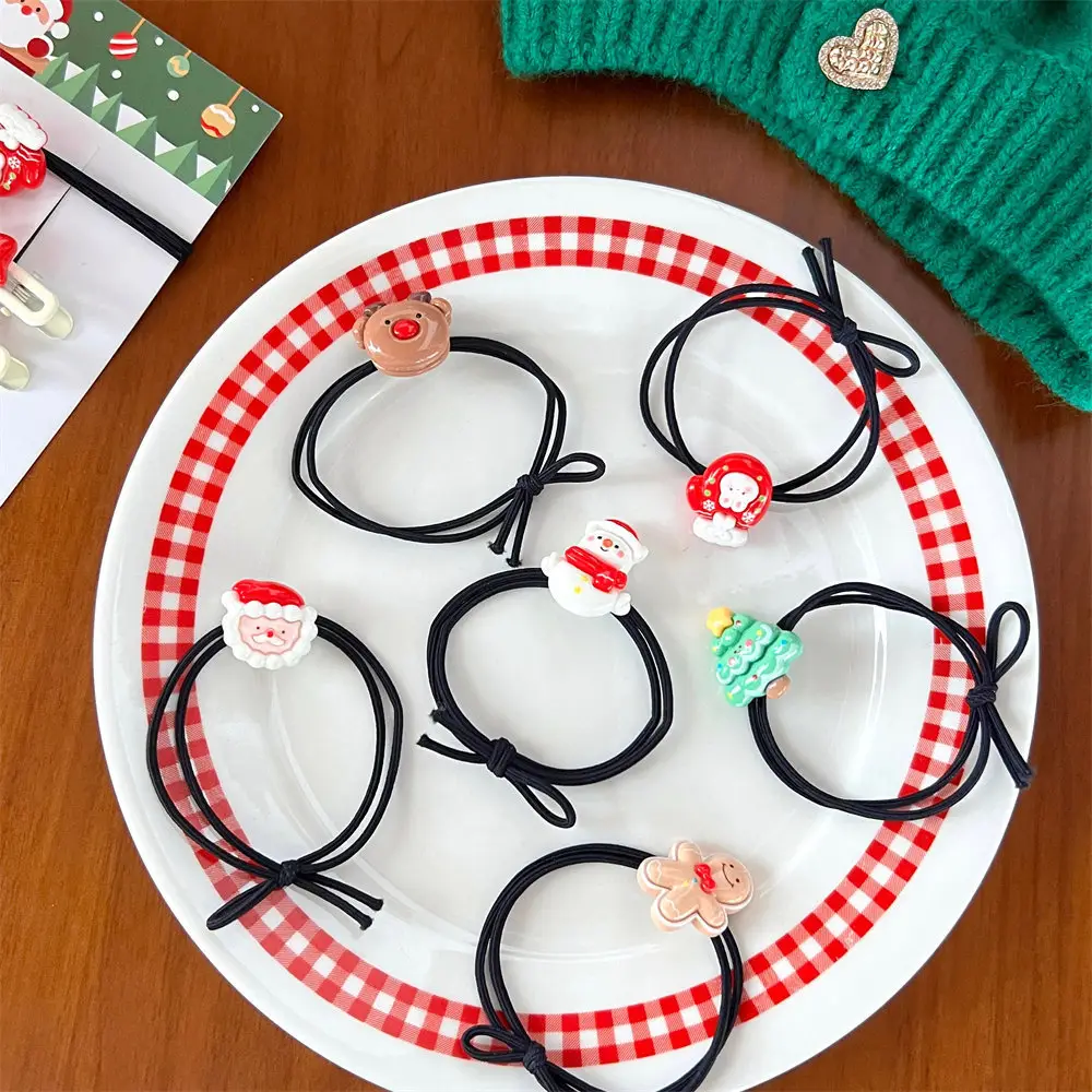 Christmas Hair Clips Set for Girls with Santa & Bear Design — feature 56