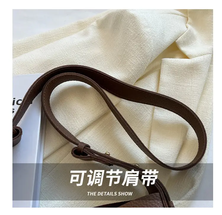 Women's Brown Retro Armpit Bag 2025 — feature 6