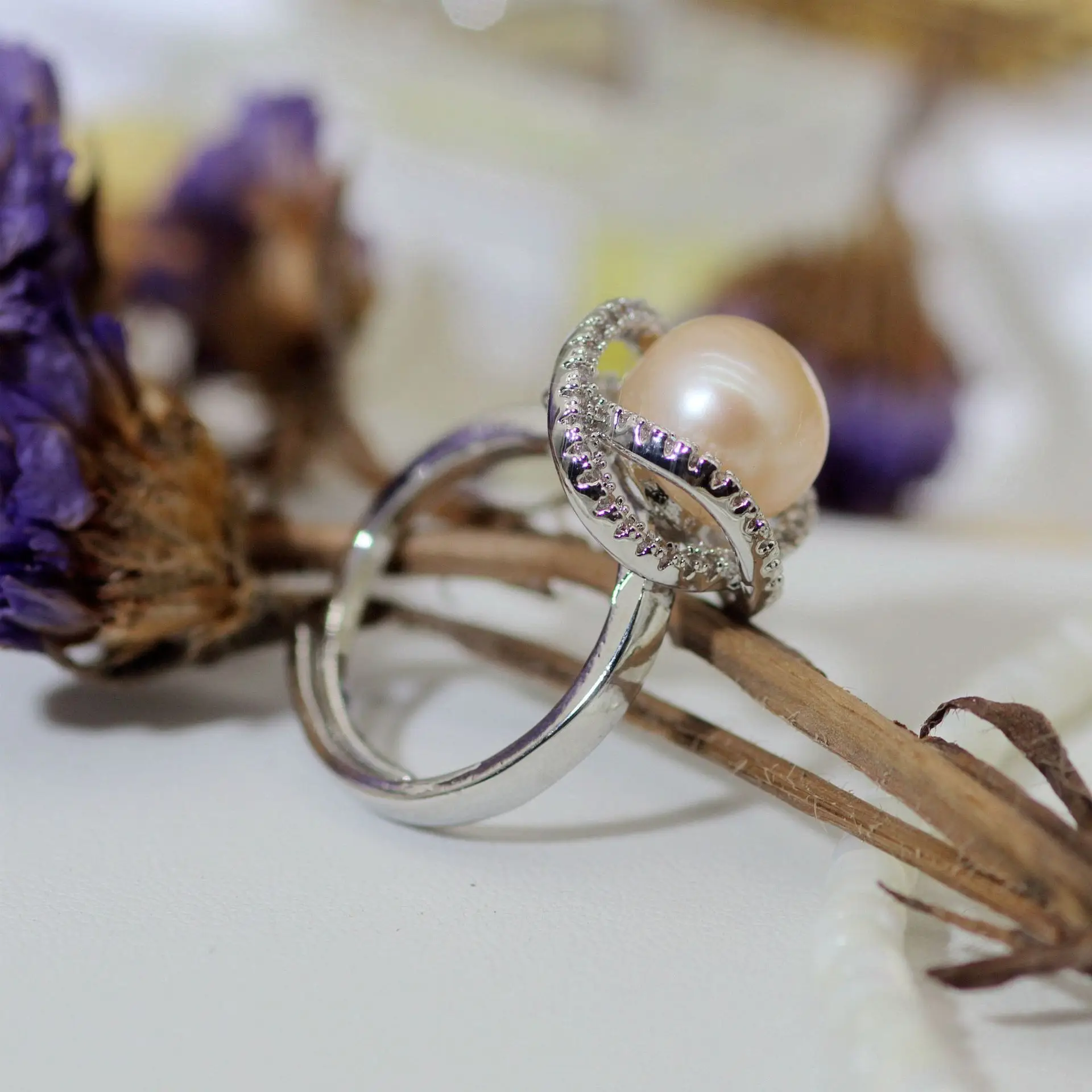 S925 Pearl Earrings Classic Bird's Nest Design — feature 10