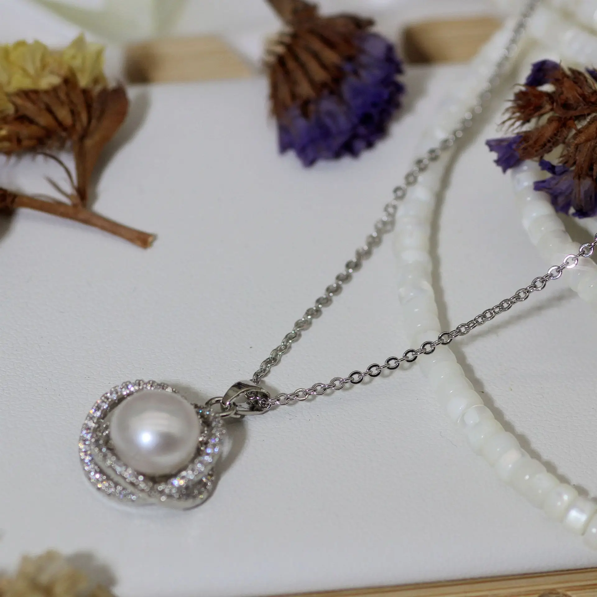 S925 Pearl Earrings Classic Bird's Nest Design — feature 13
