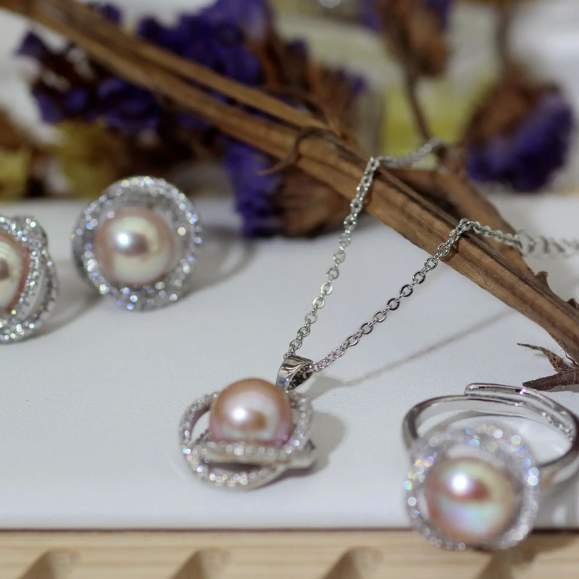 S925 Pearl Earrings Classic Bird's Nest Design — feature 17