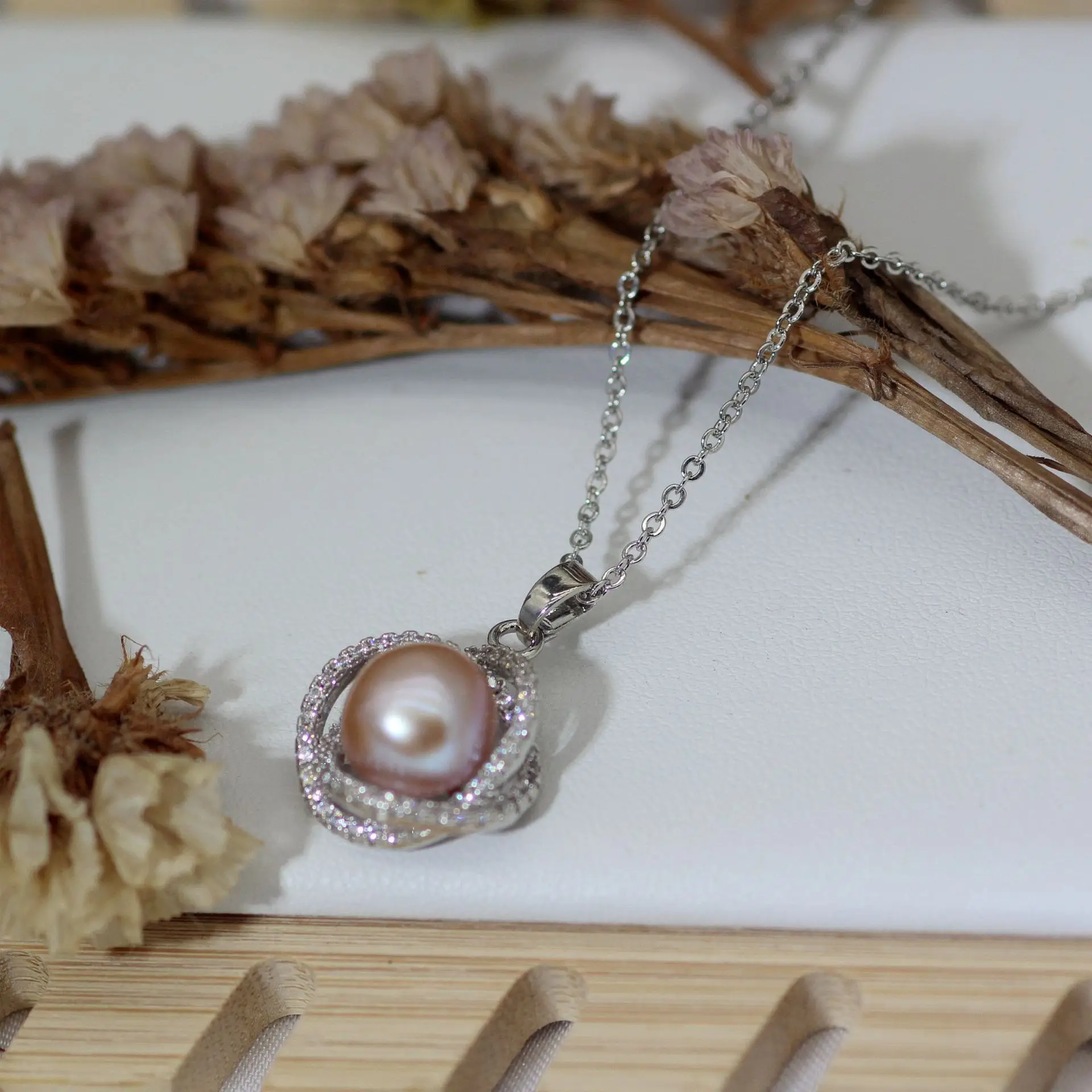 S925 Pearl Earrings Classic Bird's Nest Design — feature 21