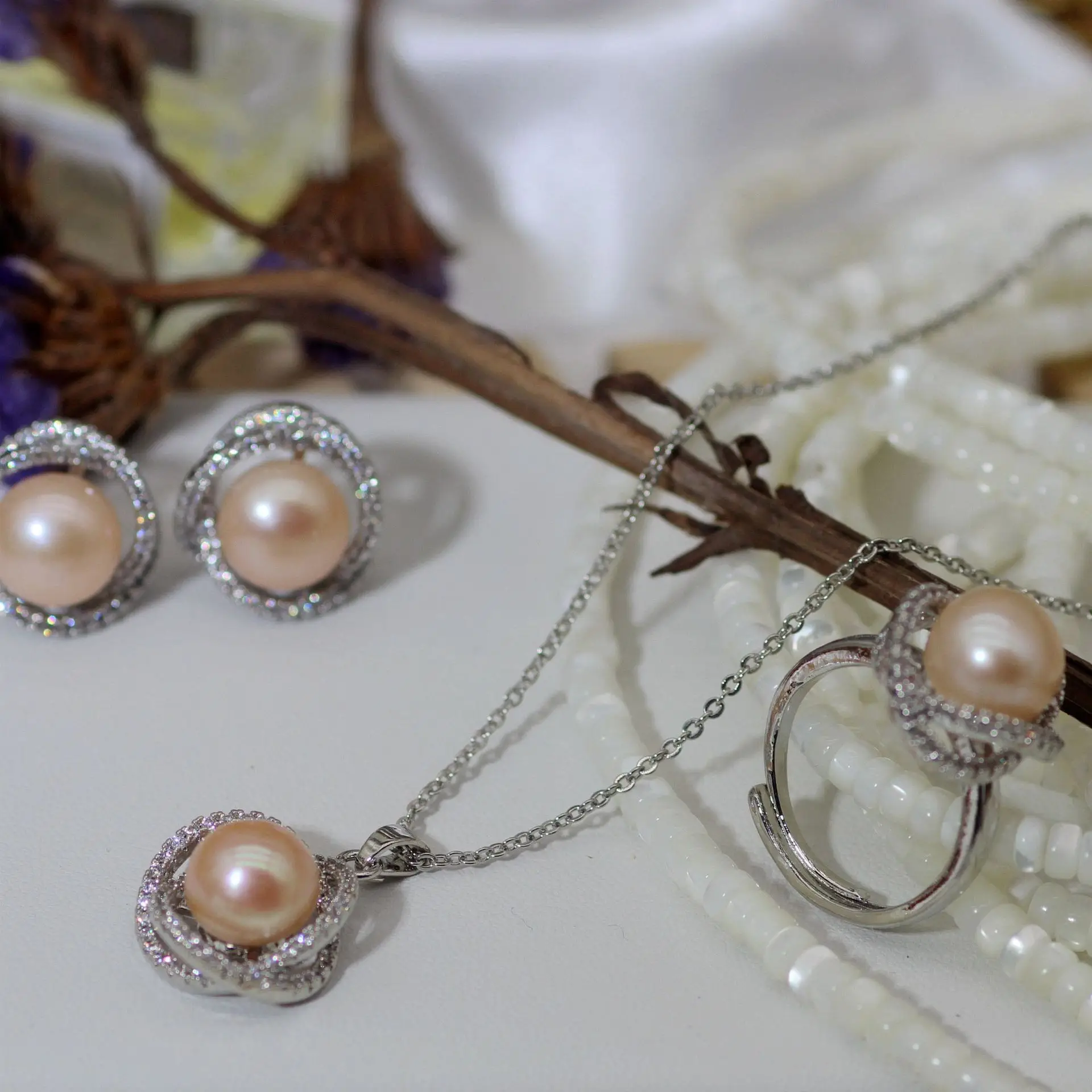 S925 Pearl Earrings Classic Bird's Nest Design — feature 7