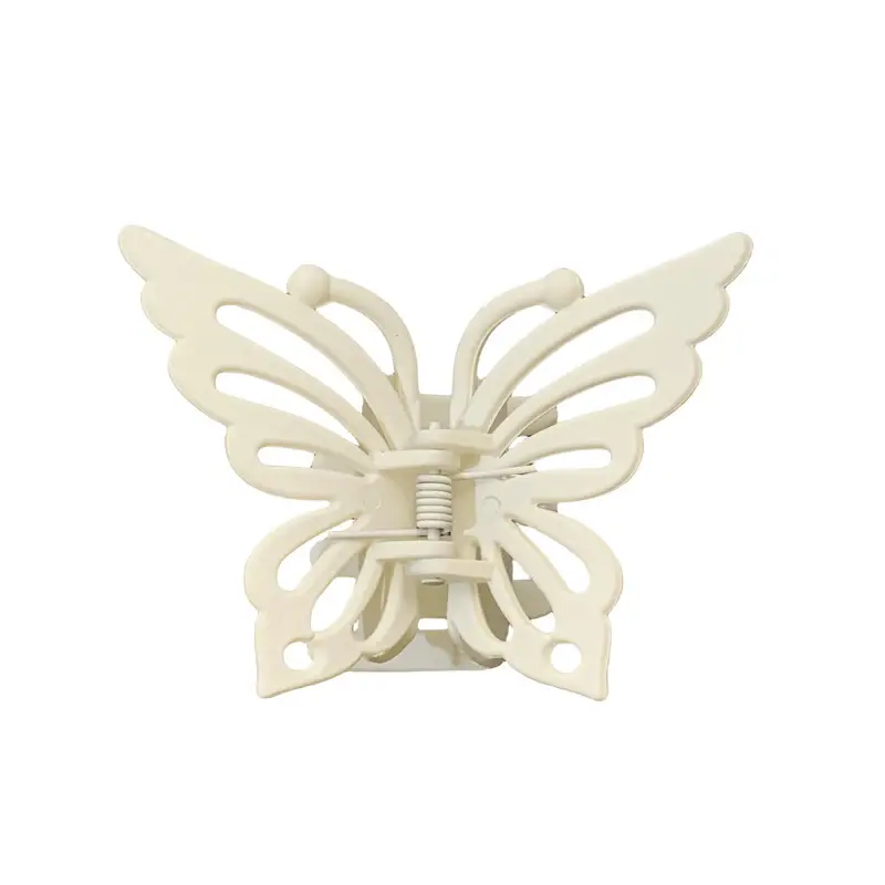 7.7CM Hollow Butterfly Hairpin Black White Gold - Image 9