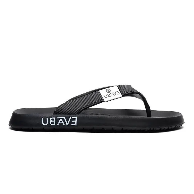 Fujian factory summer new flip flops wholesale men's non-slip soft bottom beach shoes EVA flip-flops ins fashion — feature 14