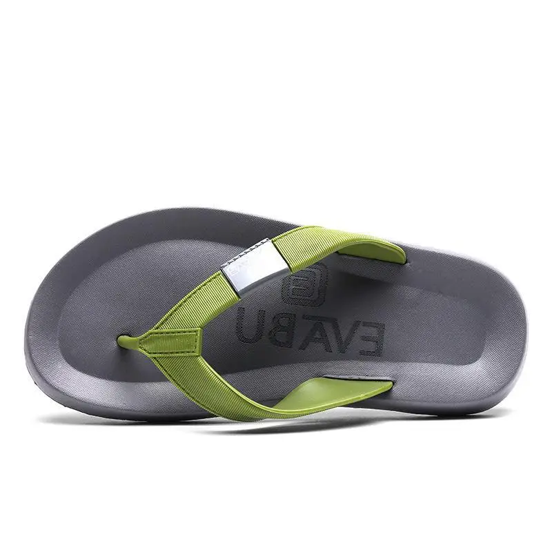 Fujian factory summer new flip flops wholesale men's non-slip soft bottom beach shoes EVA flip-flops ins fashion — feature 18