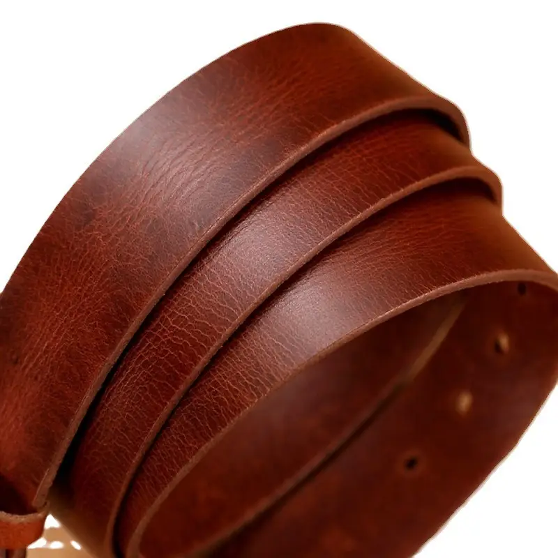 Pure Cowhide Pin Buckle Belt for Men - Image 17