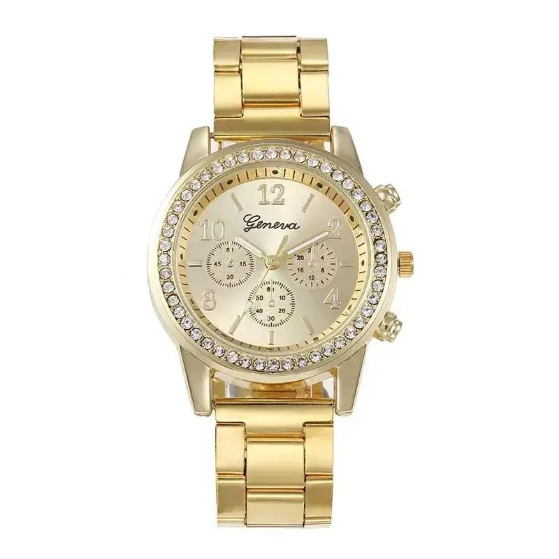 Women's Silver Crystal Dial Chronograph Wristwatch Set - Image 7