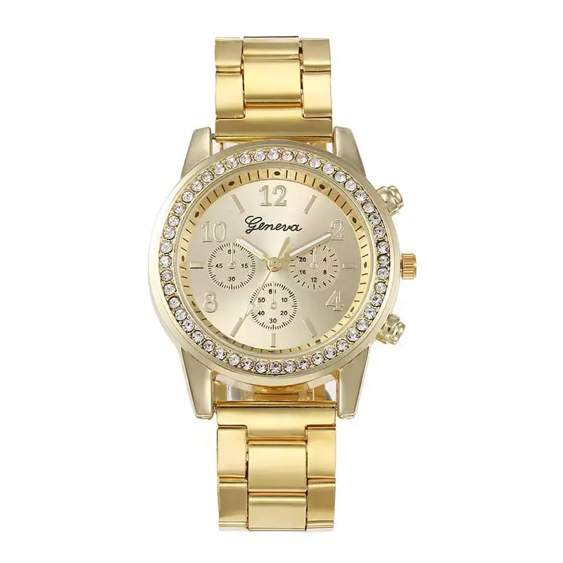 Women's Silver Crystal Dial Chronograph Wristwatch Set — feature 13