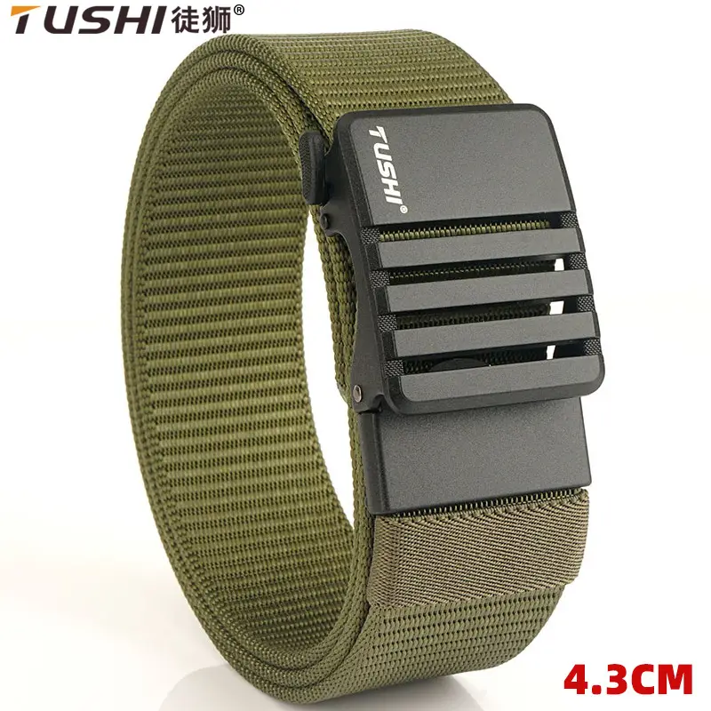 Men's Gold Nylon Watch Band with Automatic Buckle - Image 6