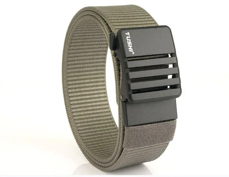 Men's Gold Nylon Watch Band with Automatic Buckle β feature 18