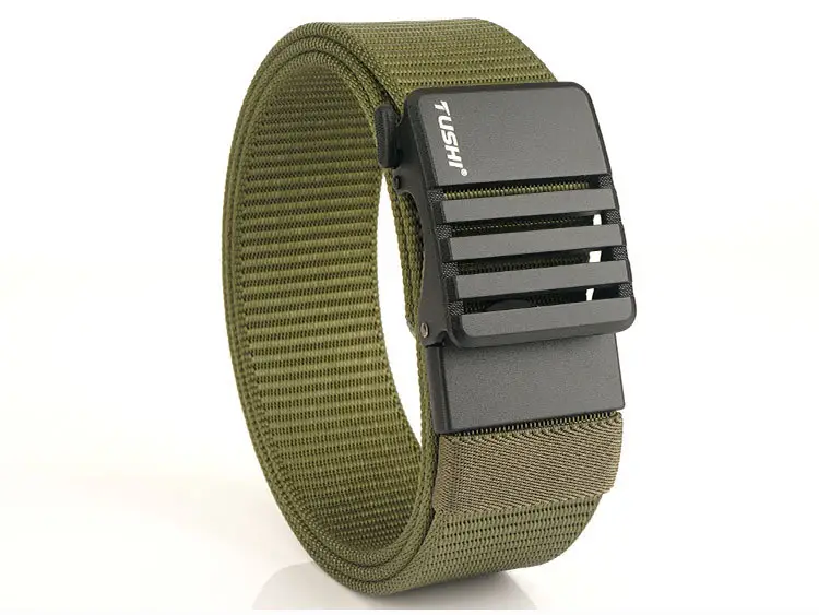 Men's Gold Nylon Watch Band with Automatic Buckle β feature 22
