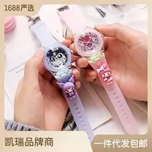 Sanrio Cartoon Watch Primary School Children's Watch Manufacturer Wholesale Luminous Silicone Doll Watch Boxed Cross-Border — feature 14