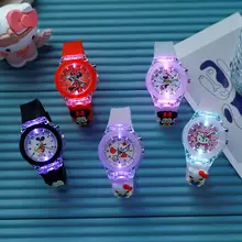 Sanrio Cartoon Watch Primary School Children's Watch Manufacturer Wholesale Luminous Silicone Doll Watch Boxed Cross-Border — feature 6