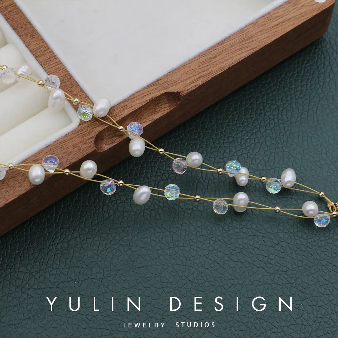 Vintage French Pearl Gimono Necklace Chain