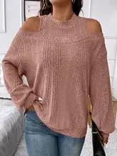 Women's Beige Knitted Long-Sleeve Cardigan Top — feature 11