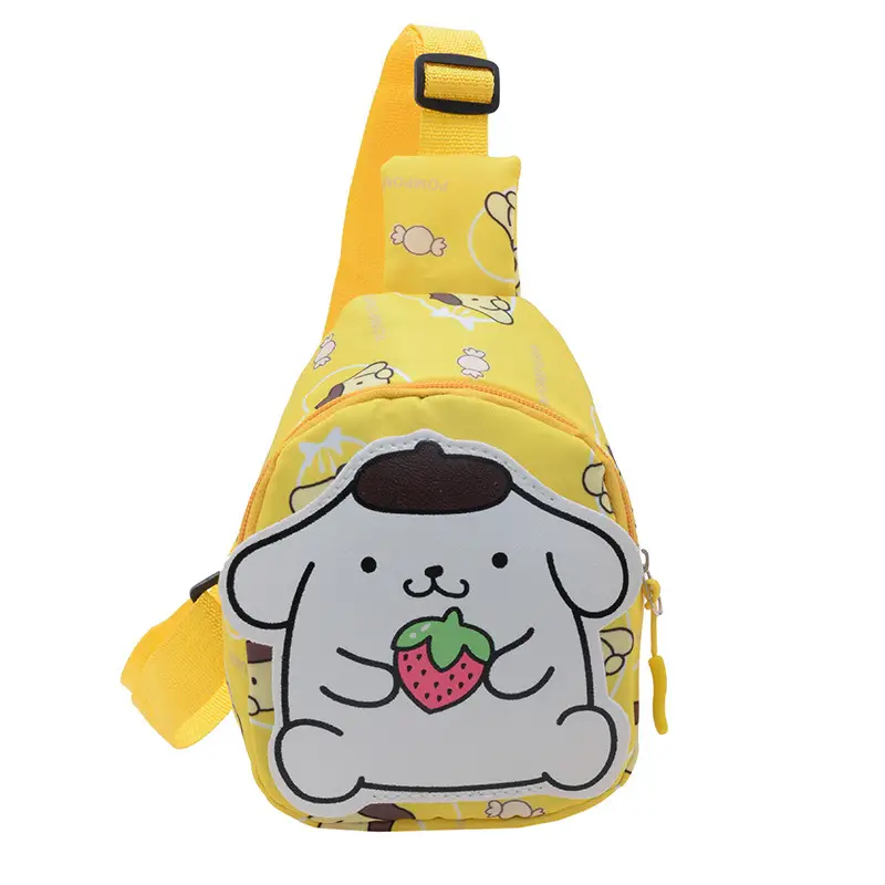 Hello Kitty Cartoon Nylon Shoulder Bag Pink 2023 - Image 11