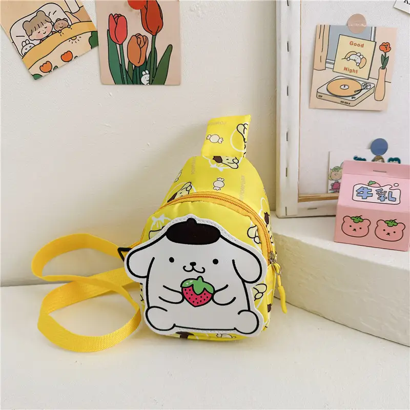 Hello Kitty Cartoon Nylon Shoulder Bag Pink 2023 - Image 3