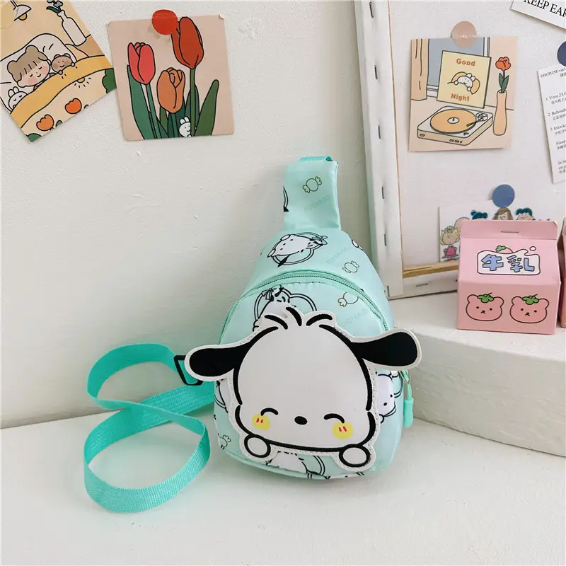 Hello Kitty Cartoon Nylon Shoulder Bag Pink 2023 - Image 4