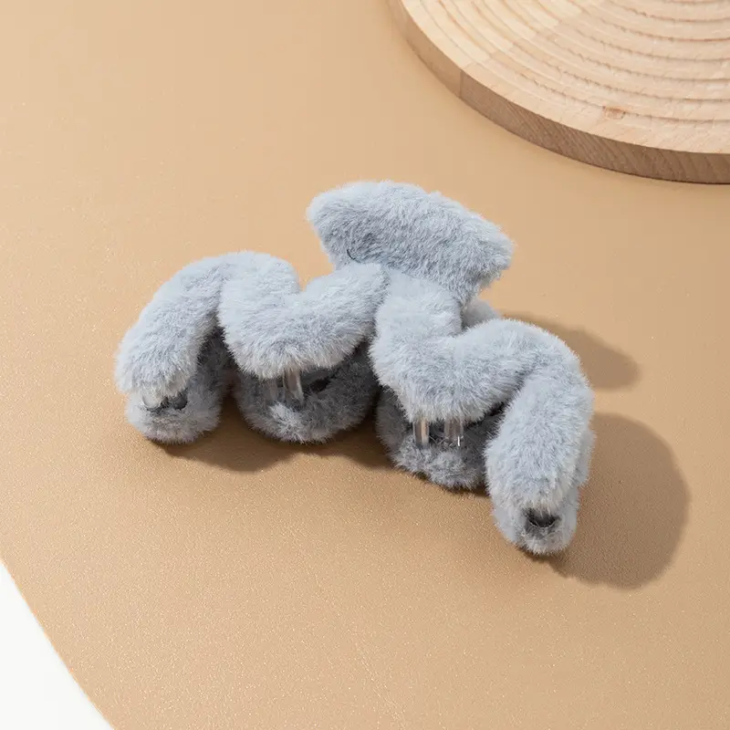 Stuffed Winter Hair Clip for Girls, Sand Shark Clip, Hair Volume, Headgear — feature 31