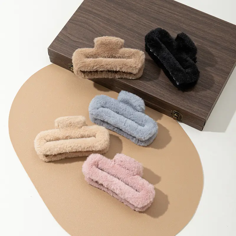 Stuffed Winter Hair Clip for Girls, Sand Shark Clip, Hair Volume, Headgear — feature 32