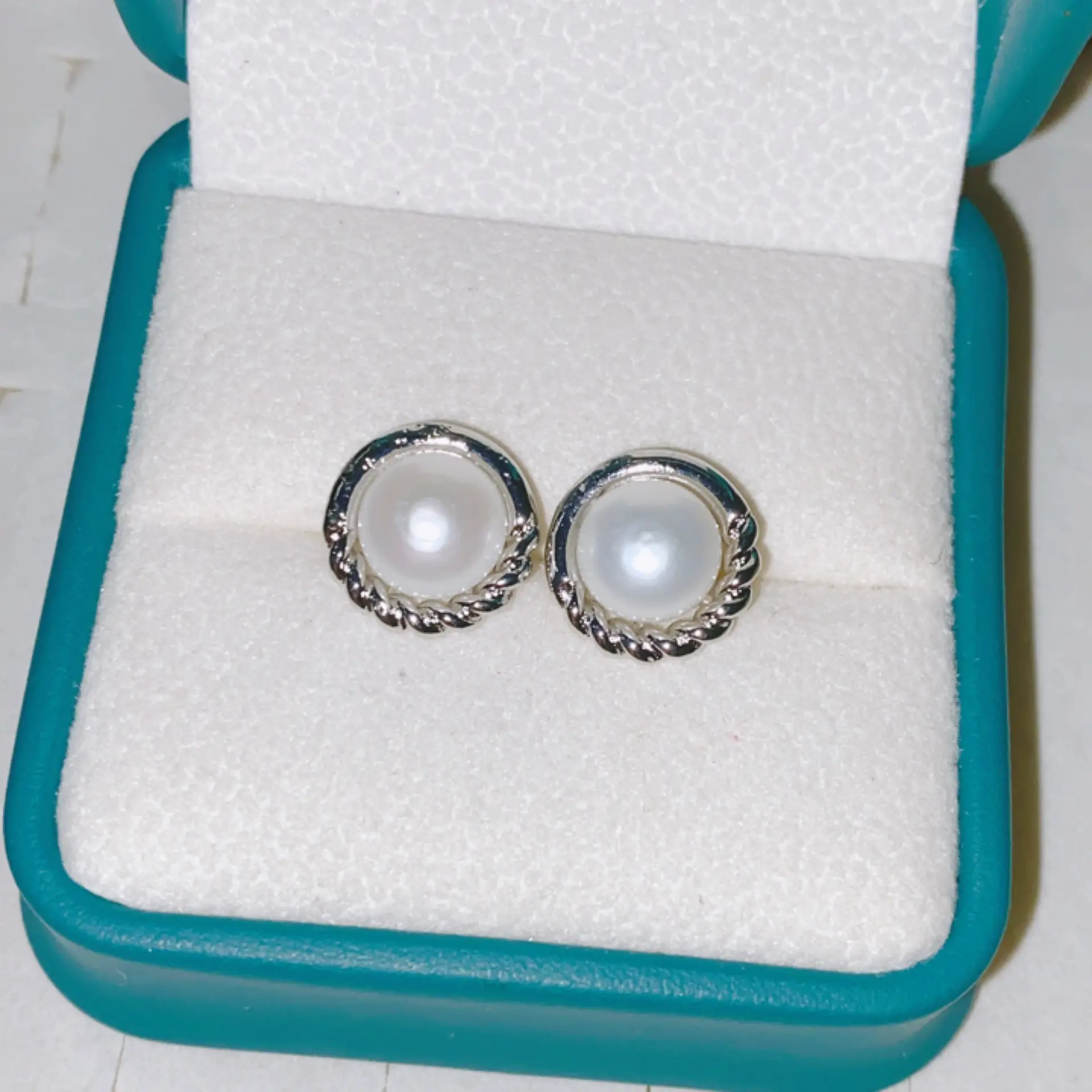 925 Pin Silver Pearl Zircon Earrings for Women — feature 17