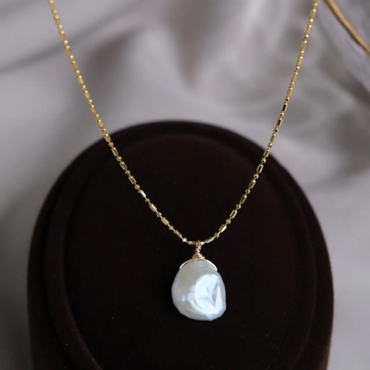 Natural Baroque Pearl Necklace for Women - Image 3