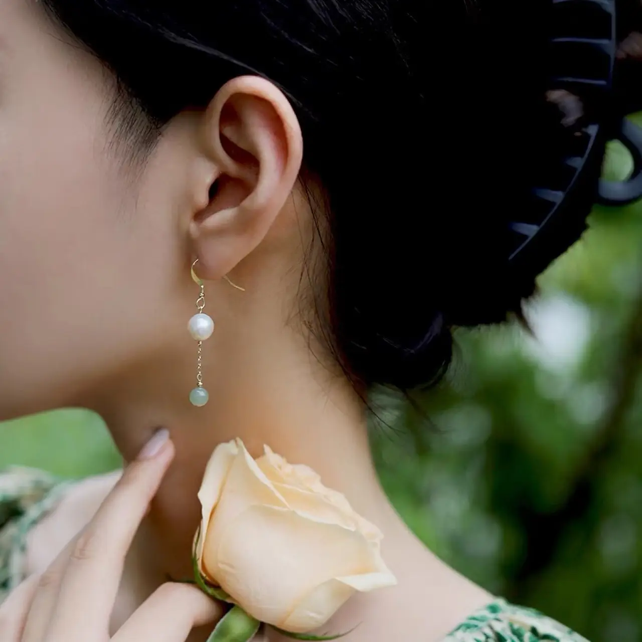 Vintage Pearl Earrings for Women Korean Style
